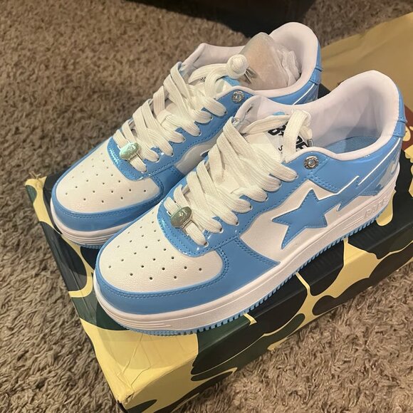 Bape Shoes - 🍢🍢Bapesta ‘Sax’ 2021 Women’s Blue